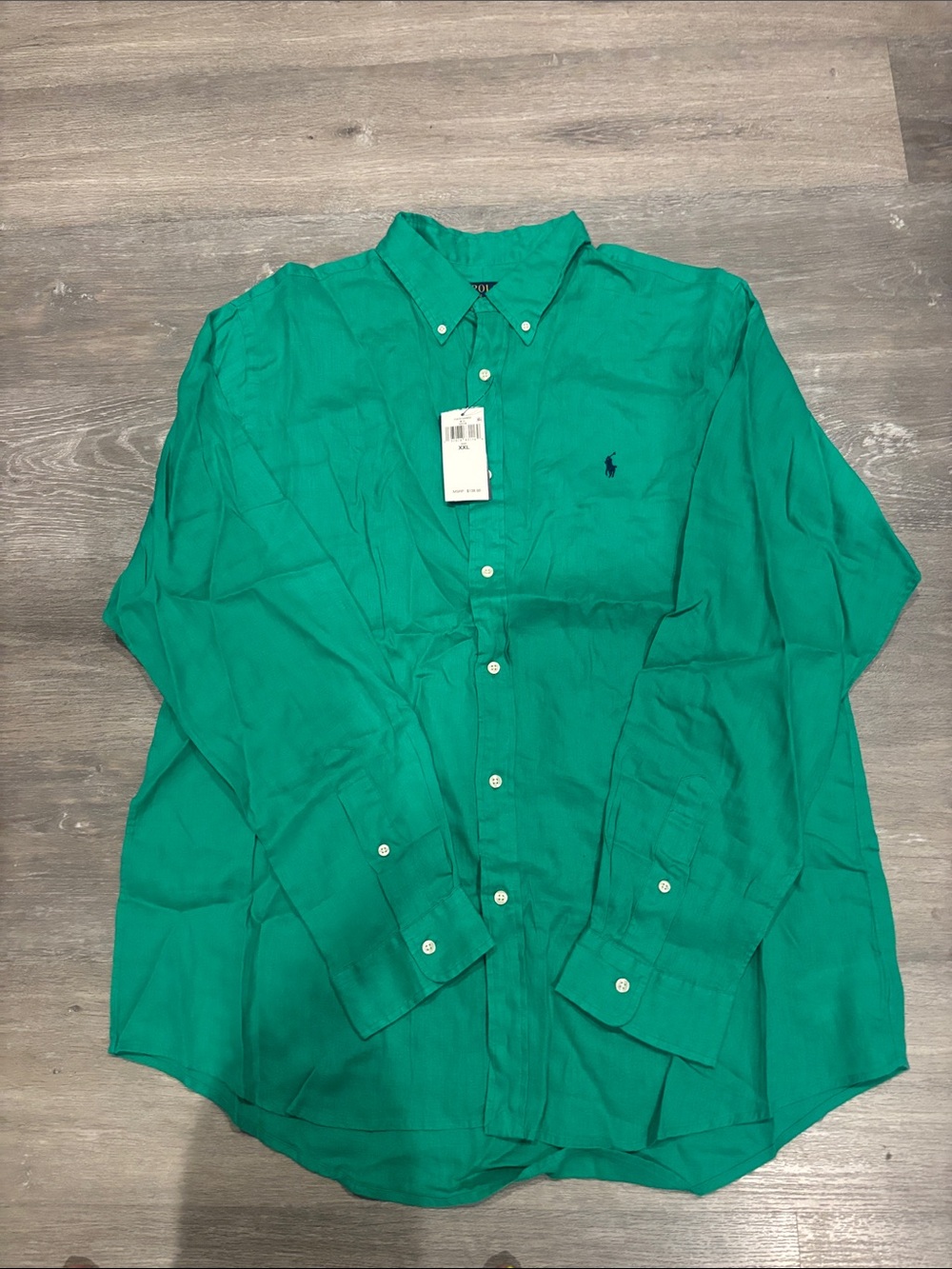 Polo by Ralph Lauren Emerald Green Button-Down Shirt